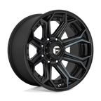 Fuel 1Pc D704 Siege 20X10 -18 Gloss Mach Double Dark Tint