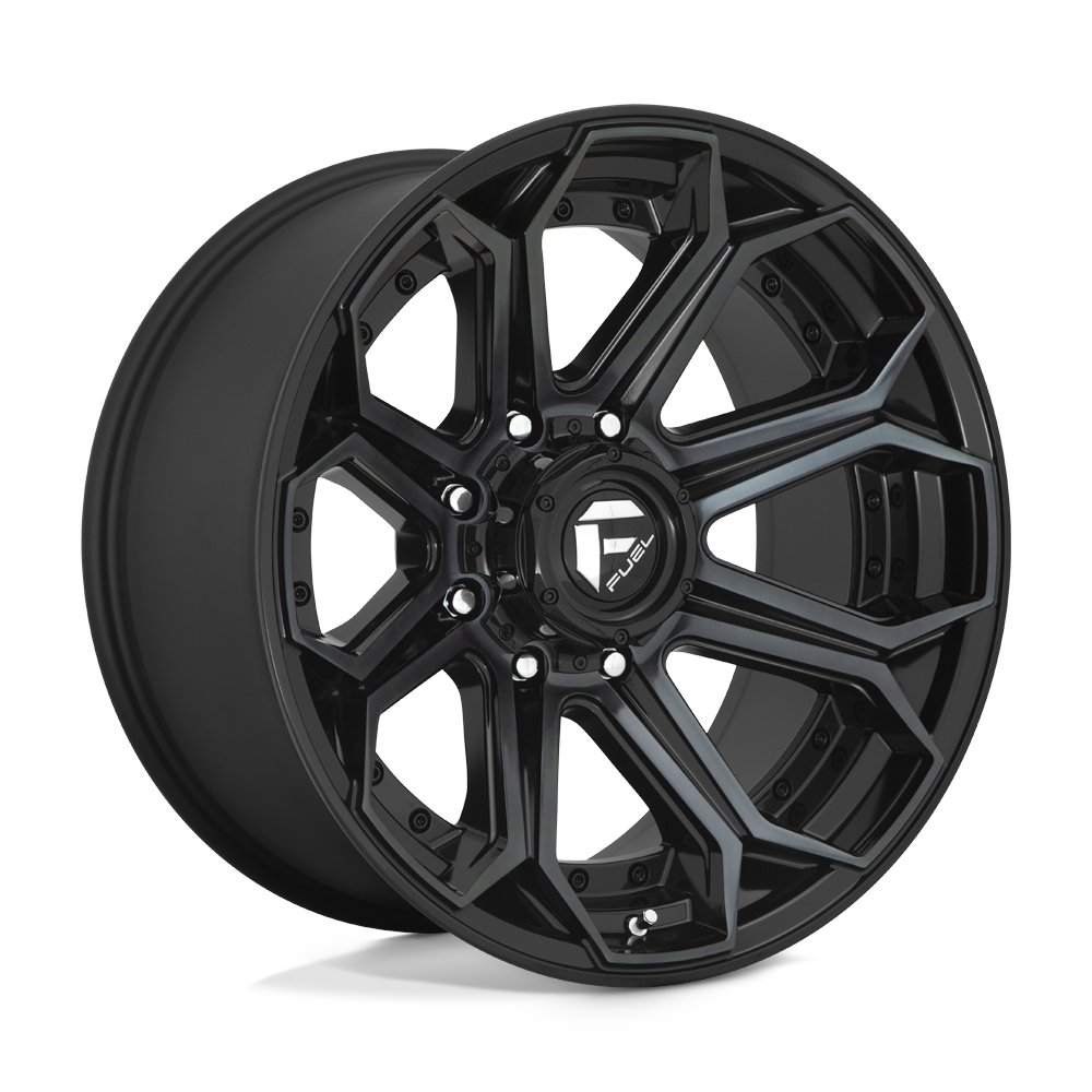 Fuel 1Pc D704 Siege 20X10 -18 Gloss Mach Double Dark Tint