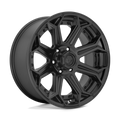 Fuel 1Pc D706 Siege 20X9 +1 Matte Black