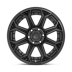 Fuel 1Pc D706 Siege 20X9 +1 Matte Black