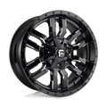 Fuel 1Pc D595 Sledge 22X12 -44 Gloss Black Milled