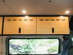 48" Upper Cabinet Black - Grey Door