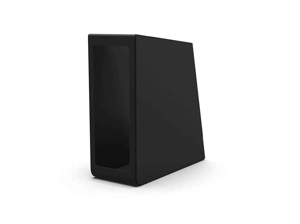 6" Open Shelf - Black