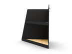 Right Hand Shallow Angled Shelf - Black