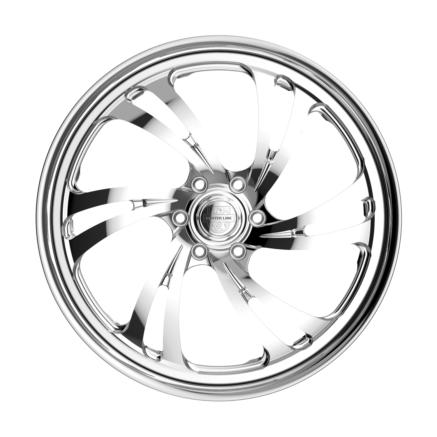 Center Line ST02 24X10 +25 Polished