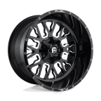 Fuel 1Pc D611 Stroke 17X9 -12 Gloss Black Milled