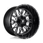 Fuel 1Pc D611 Stroke 20X9 +1 Gloss Black Milled