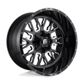 Fuel 1Pc D611 Stroke 18X9 -12 Gloss Black Milled