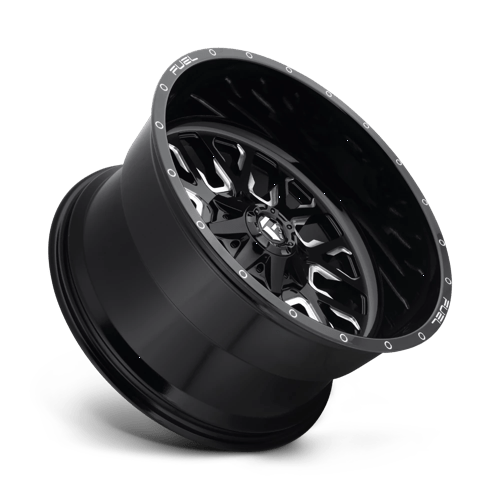 Fuel 1Pc D611 Stroke 20X9 +20 Gloss Black Milled