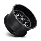 Fuel 1Pc D611 Stroke 20X9 +20 Gloss Black Milled