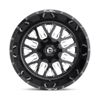 Fuel 1Pc D611 Stroke 20X10 -19 Gloss Black Milled