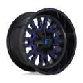 Fuel 1Pc D645 Stroke 20X10 -18 Gloss Black Blue Tinted Clear