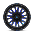 Fuel 1Pc D645 Stroke 20X9 +1 Gloss Black Blue Tinted Clear