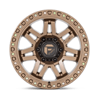 Fuel 1Pc D811 Syndicate 17X9 +1 Full Matte Bronze