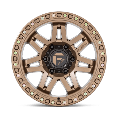 Fuel 1Pc D811 Syndicate 17X9 -12 Full Matte Bronze