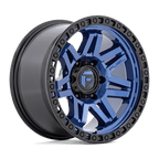 Fuel 1Pc D813 Syndicate 17X9 +1 Dark Blue W/ Black Ring