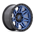 Fuel 1Pc D813 Syndicate 17X9 +1 Dark Blue W/ Black Ring