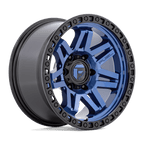 Fuel 1Pc D813 Syndicate 17X9 -12 Dark Blue W/ Black Ring