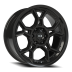 Vision Off-Road Black 20X9 +18 Gloss Black
