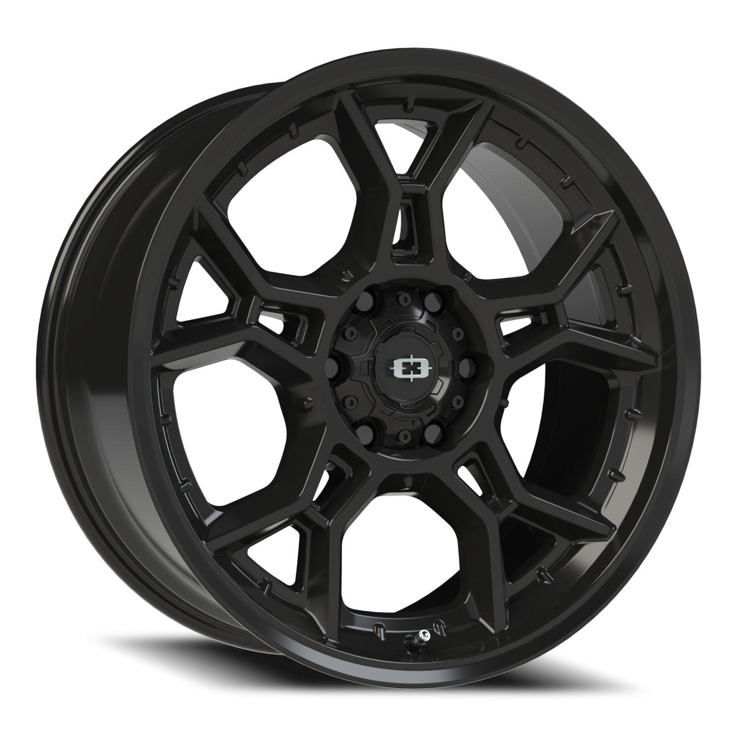 Vision Off-Road Black 20X9 +18 Gloss Black