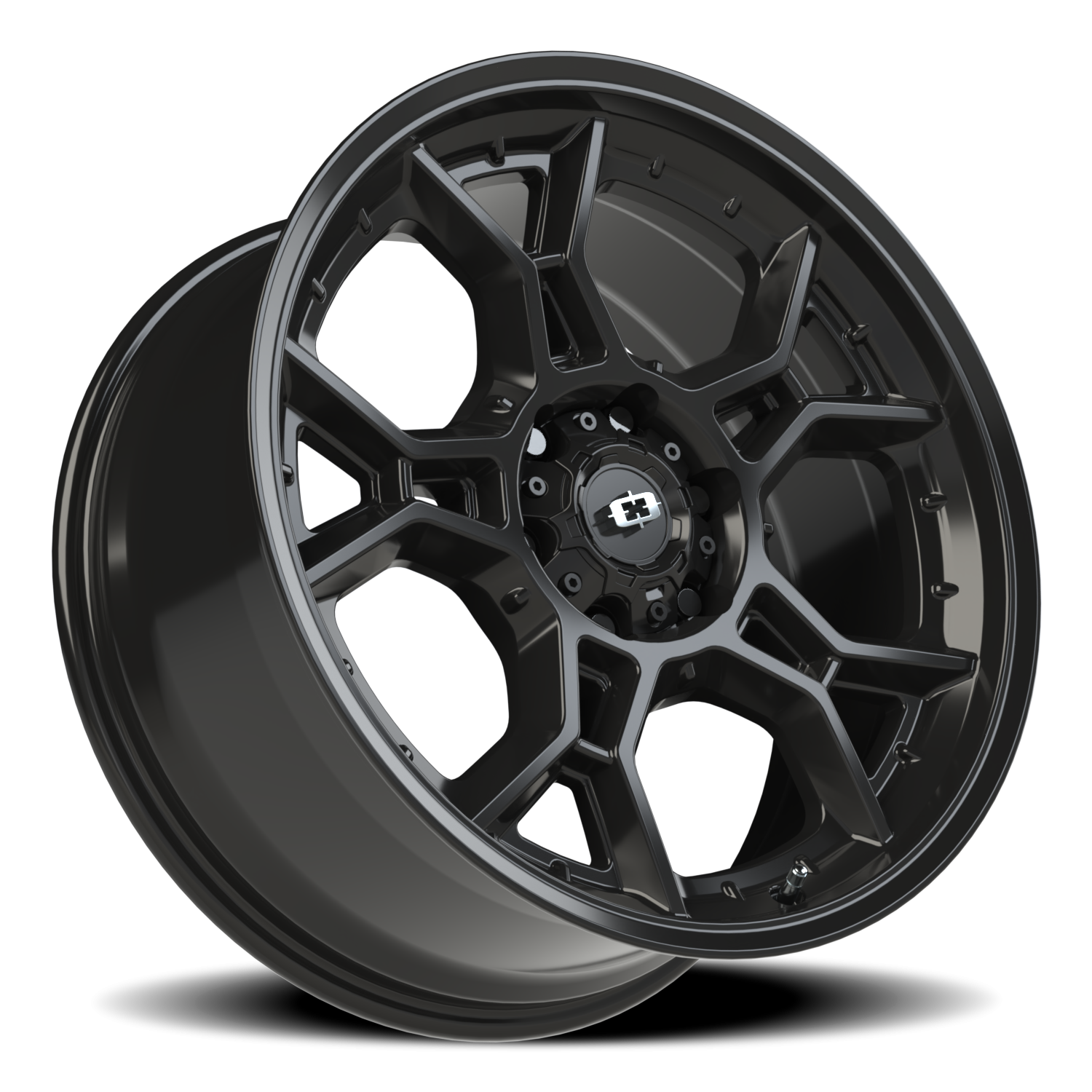 Vision Off-Road Black 20X9 +18 Gloss Black