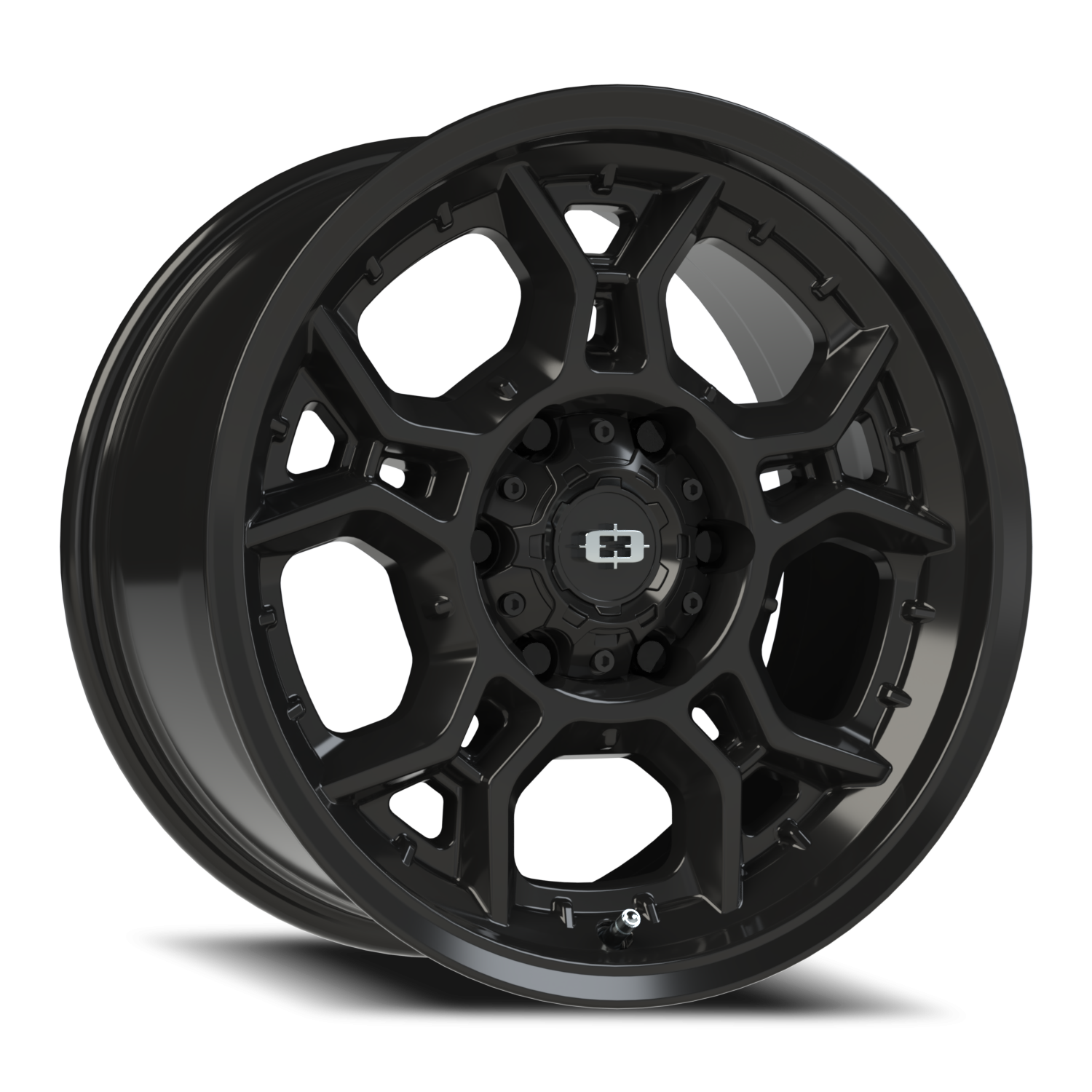 Vision Off-Road Black 17X8.5 +18 Gloss Black