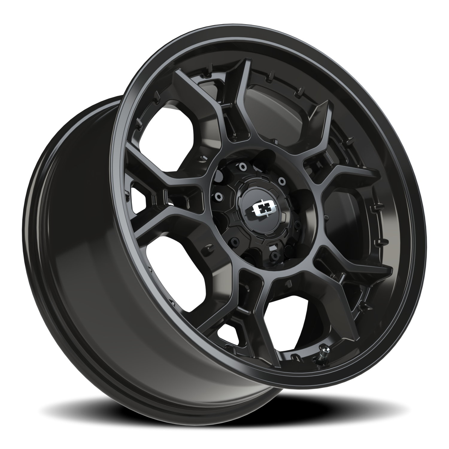 Vision Off-Road Black 17X8.5 +18 Gloss Black