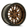 Metal-FX Slayer Truck 20X9 +0 Smoked Bronze W/ Gloss Black Lip