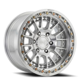 Metal-FX Slayer Truck 17X9 -12 Gloss Silver Machined