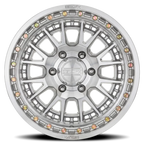 Metal-FX Slayer Truck 17X9 -12 Gloss Silver Machined