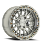 Metal-FX Slayer Truck 17X9 +0 Gloss Silver Machined