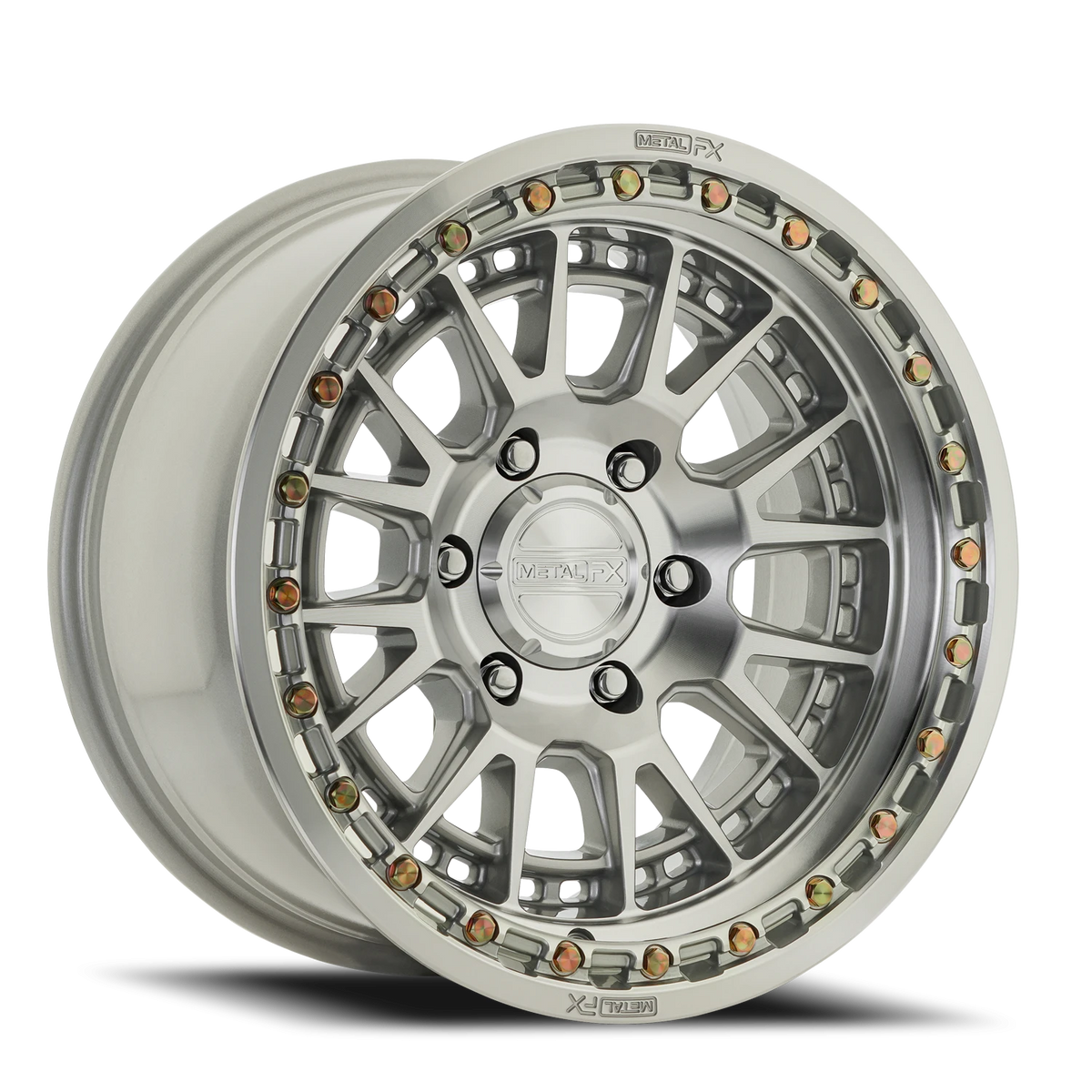 Metal-FX Slayer Truck 17X9 +0 Gloss Silver Machined
