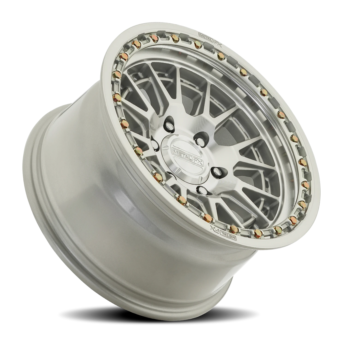 Metal-FX Slayer Truck 17X9 +0 Gloss Silver Machined