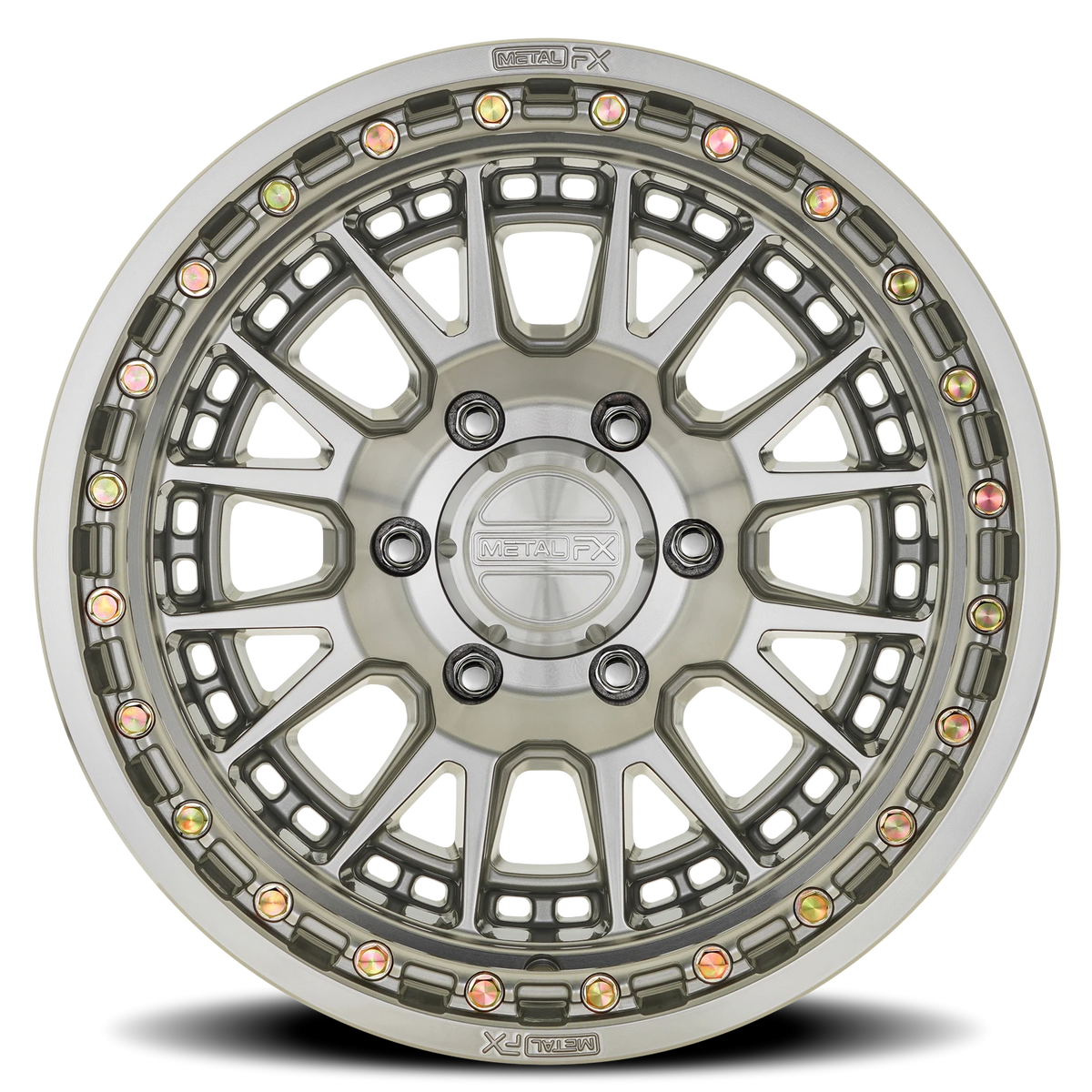 Metal-FX Slayer Truck 17X9 +0 Gloss Silver Machined