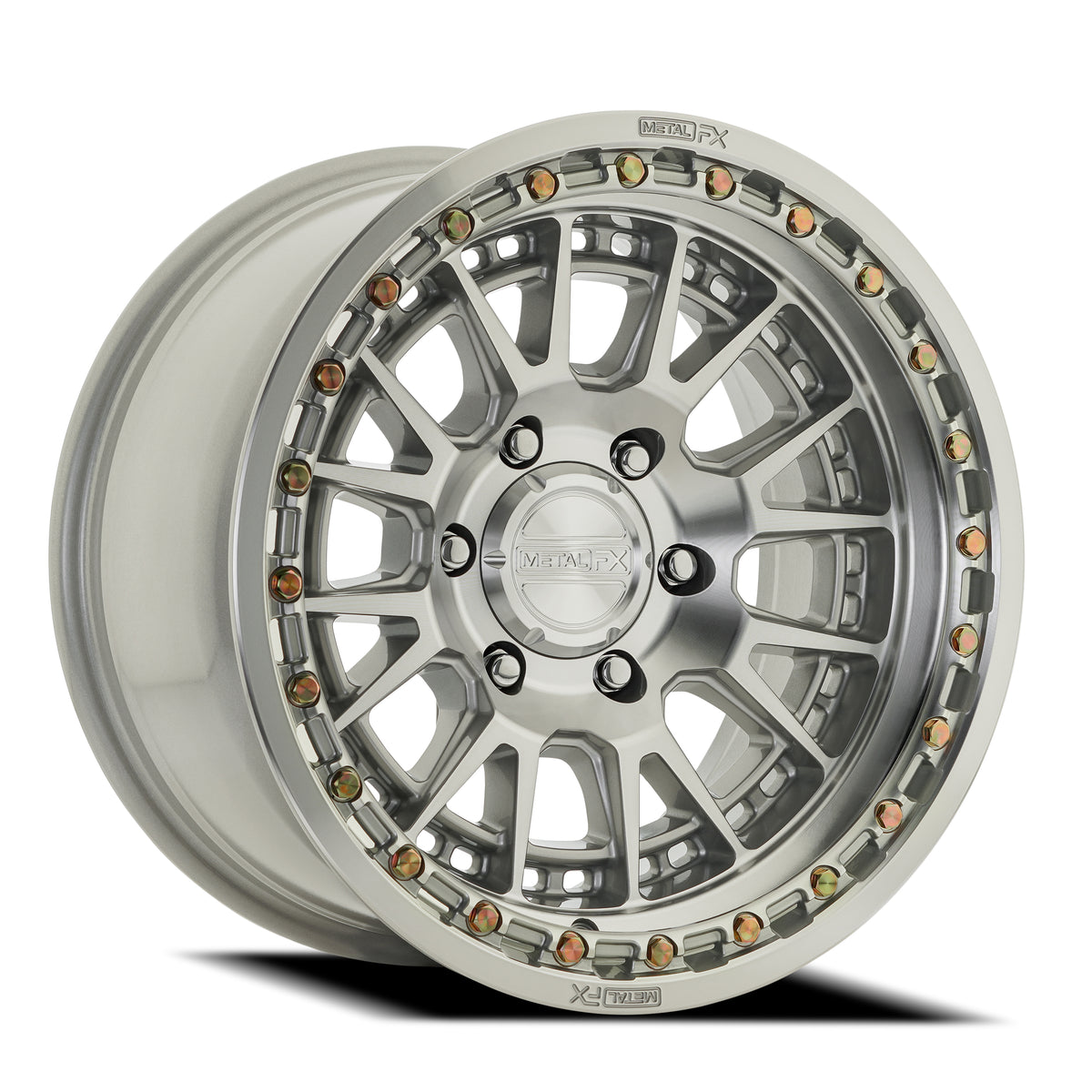 Metal-FX Slayer Truck 17X9 +0 Gloss Silver Machined