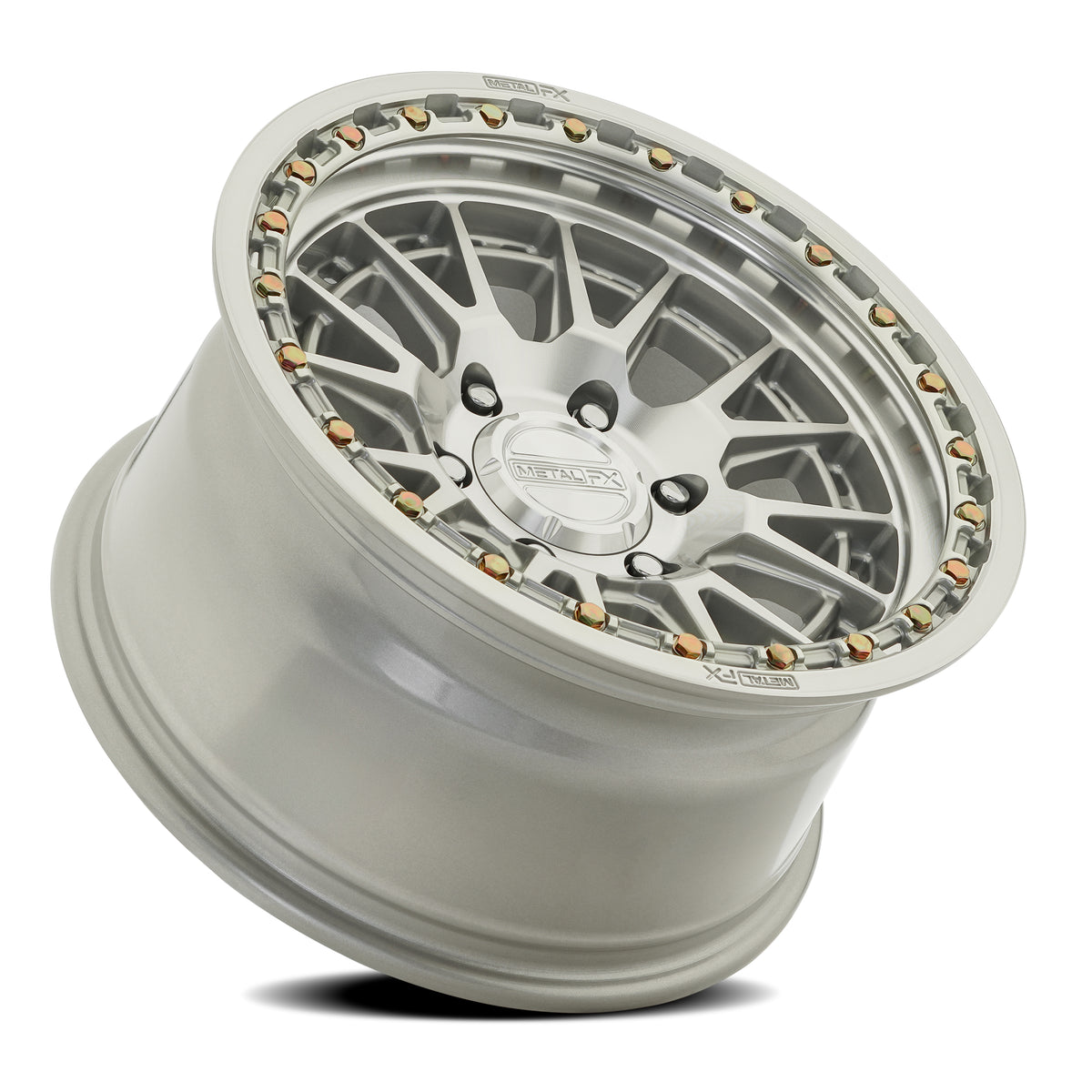 Metal-FX Slayer Truck 17X9 +0 Gloss Silver Machined
