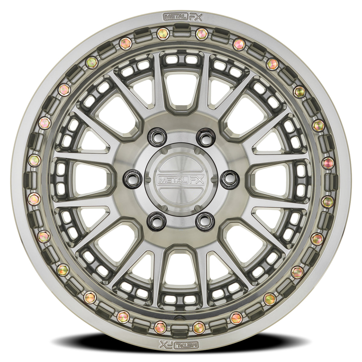 Metal-FX Slayer Truck 17X9 +0 Gloss Silver Machined