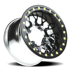 Vision ATV 346 15X7 +38 Gloss Black Milled Spoke