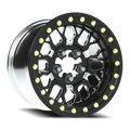 Vision ATV 346 15X10 +25 Gloss Black Milled Spoke
