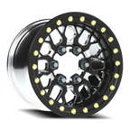Vision ATV 346 15X6 +50.6 Gloss Black Milled Spoke