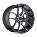 Niche 1Pc M130 Targa 20X8.5 +38 Matte Black Double Dark Tint