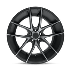 Niche 1Pc M130 Targa 20X8.5 +38 Matte Black Double Dark Tint