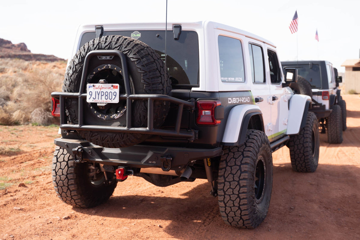 2018-2025 Jeep Wrangler JL Body Mounted Tire Carrier