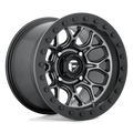 Fuel Utv D919 Tech Utv Beadlock 15X10 +0 Matte Gunmetal Black Bead Ring