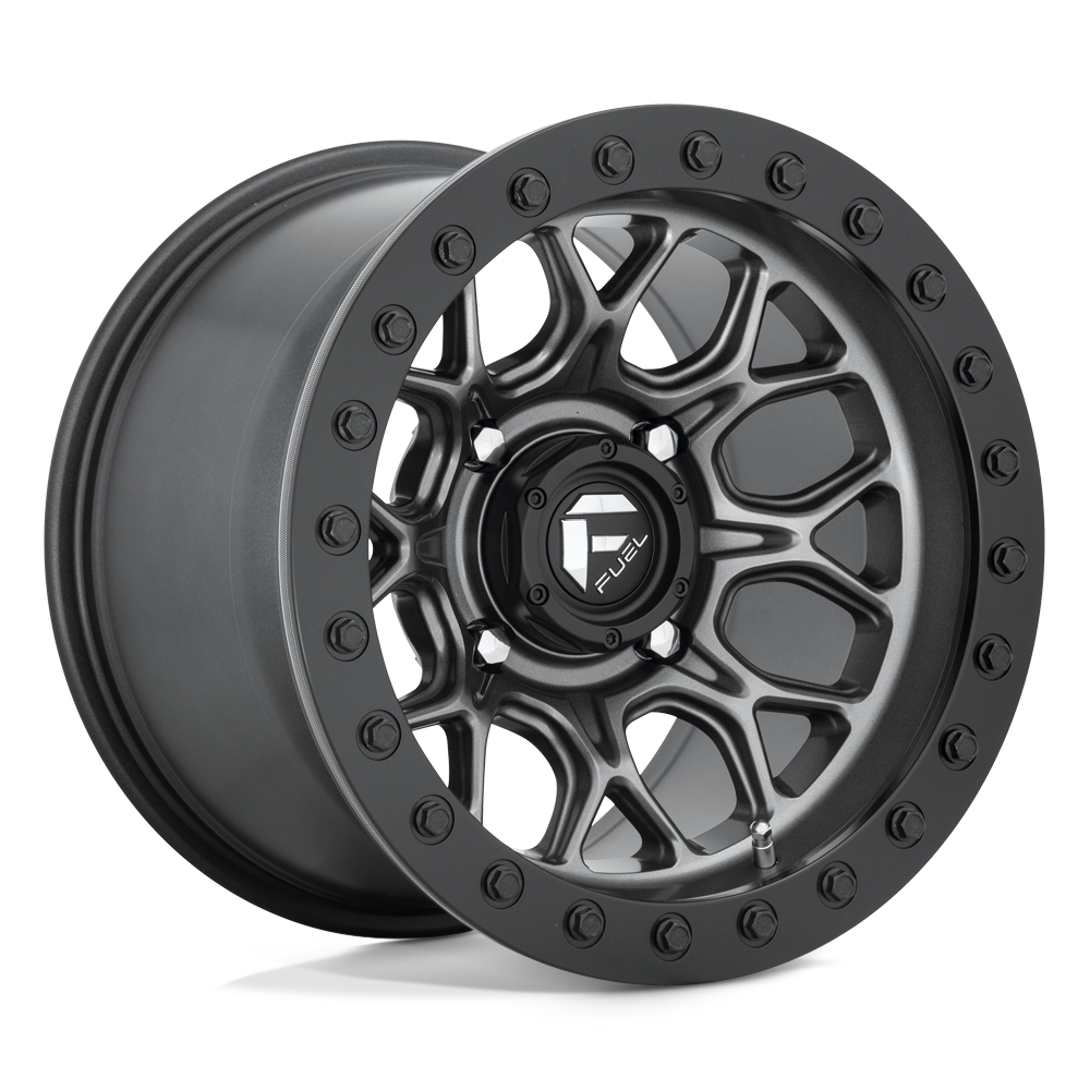 Fuel Utv D919 Tech Utv Beadlock 15X10 +0 Matte Gunmetal Black Bead Ring