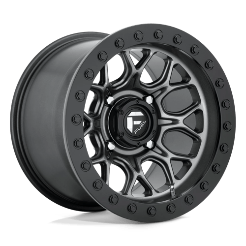 Fuel Utv D919 Tech Utv Beadlock 15X10 +0 Matte Gunmetal Black Bead Ring