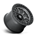 Fuel Utv D919 Tech Utv Beadlock 15X10 +0 Matte Gunmetal Black Bead Ring