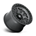 Fuel Utv D919 Tech Utv Beadlock 15X7 +38 Matte Gunmetal Black Bead Ring