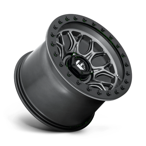 Fuel Utv D919 Tech Utv Beadlock 15X7 +38 Matte Gunmetal Black Bead Ring