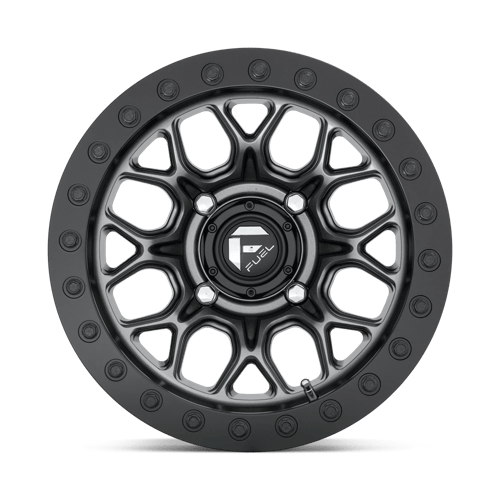 Fuel Utv D919 Tech Utv Beadlock 15X7 +38 Matte Gunmetal Black Bead Ring